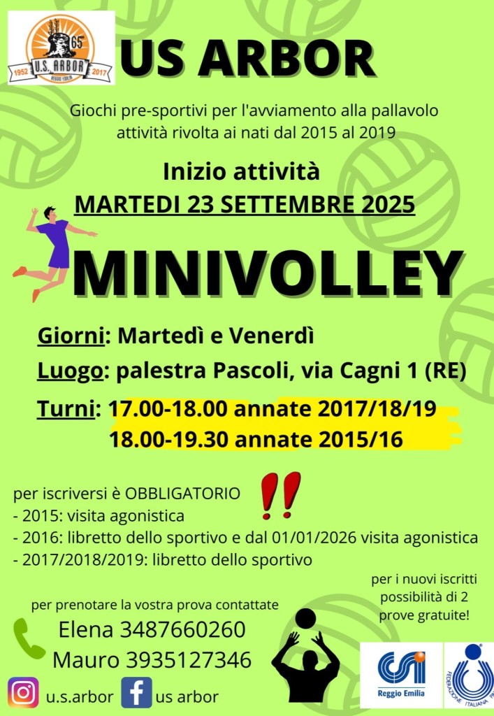 MIni Volley 2025-2026