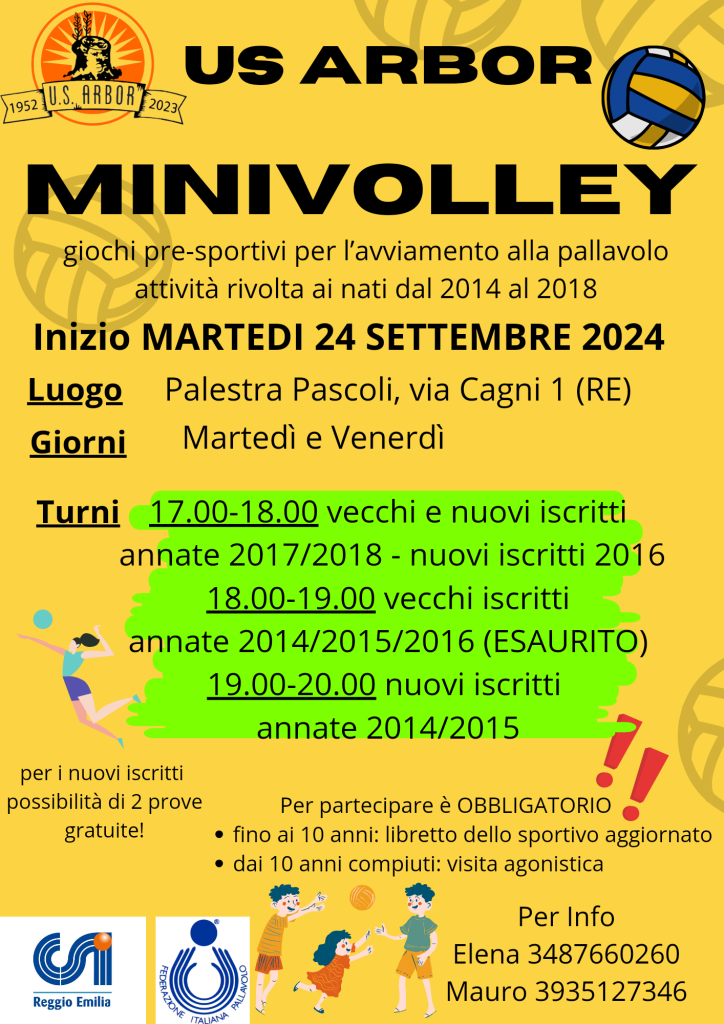 Minivolley 2024-2025