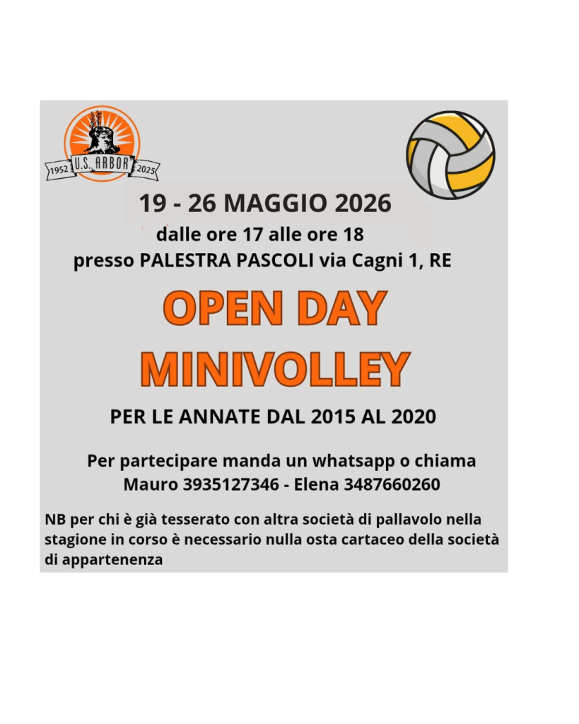 Open day Minivolley