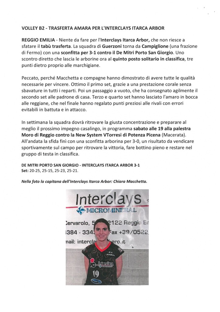 Partita 1 Febbraio